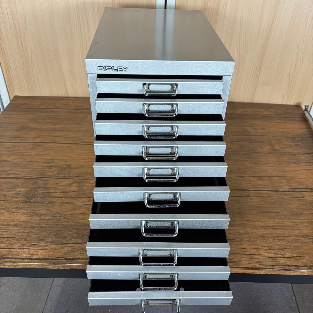【送料込】BISLEY ビスレー A4キャビネット10段 ヴィンテージ　希少