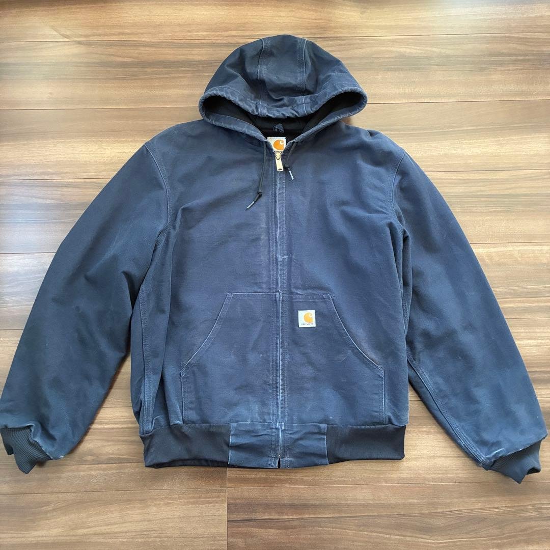carhartt アクティブジャケット　ネイビー　　USA製　Mサイズ