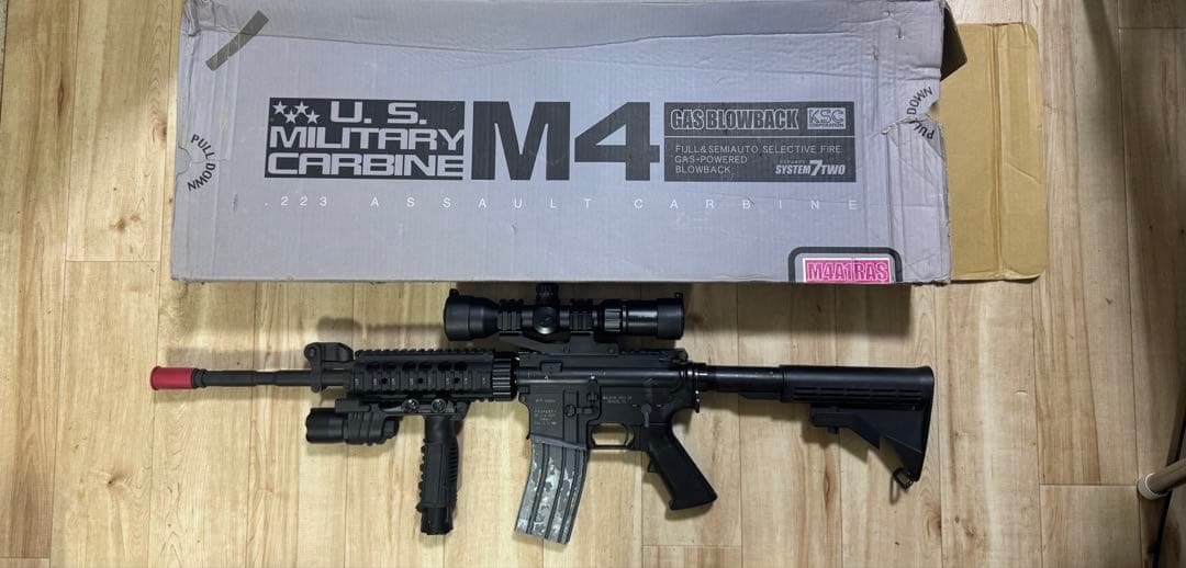 【ジャンク】KSC M4 ガスガン