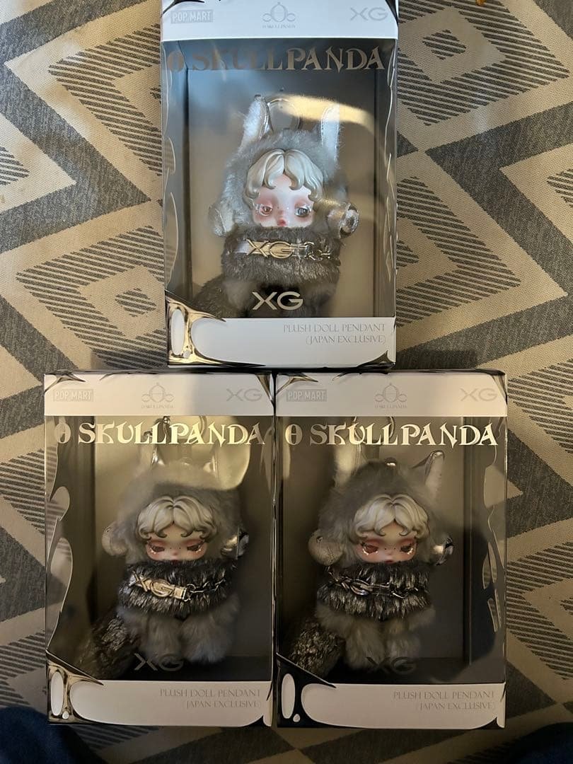 スカルパンダSKULLPANDA XG コラボ 日本限定 3個