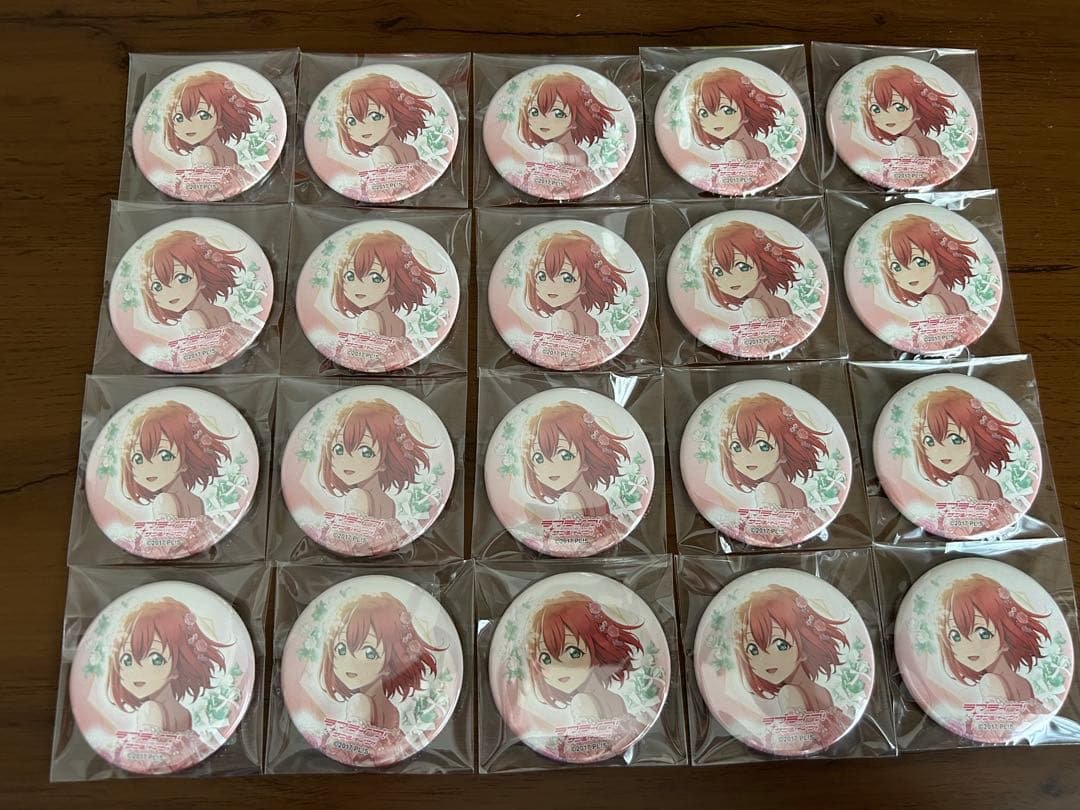 Aqours 黒澤ルビィ Flower party 缶バッジ 20個セット