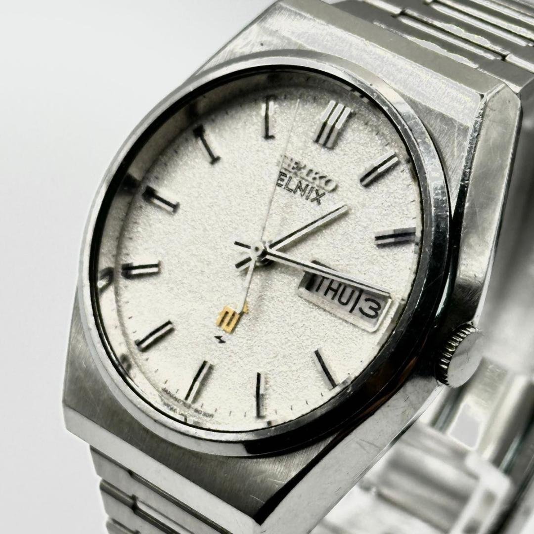 稼働品 新品電池！SEIKO 腕時計エルニクス ELNIX電磁テンプ式/クォーツ