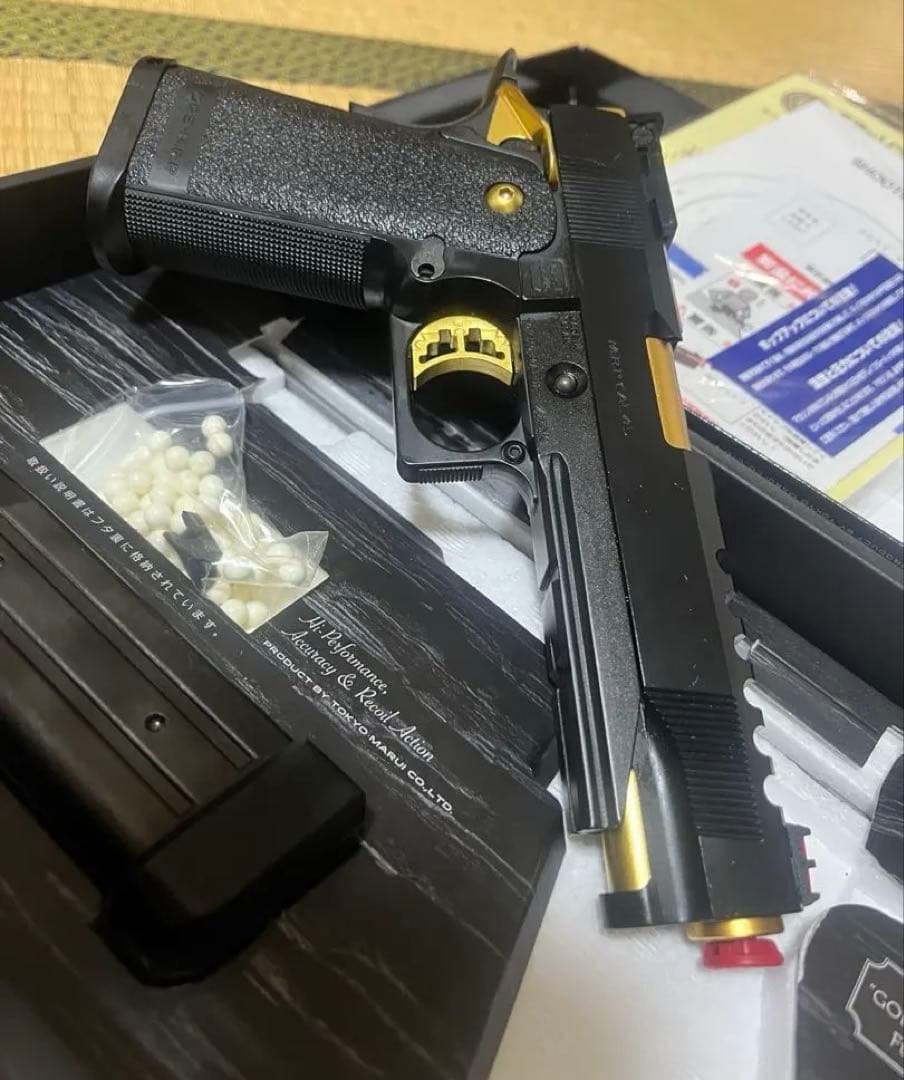 ガスガン ハイキャパ　ゴルド　東京マルイ　5.1 動作品