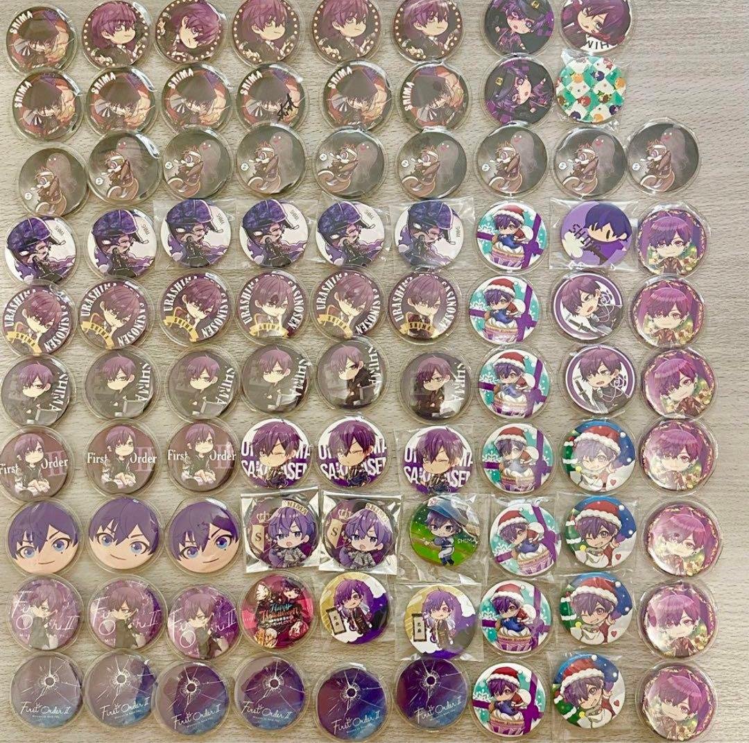 【限定ゲリラセール】浦島坂田船　志麻　しまこちゃん　缶バッチ　計88点