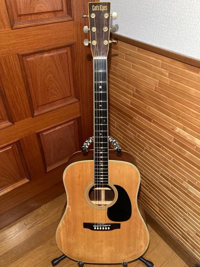 cat's eyes CE500アコースティックギターヴィンテージハードケース付