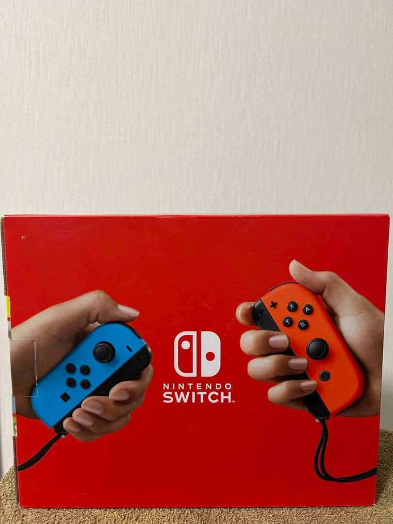 【新品未開封】Nintendo Switch 本体 青/オレンジ ジョイコン付き