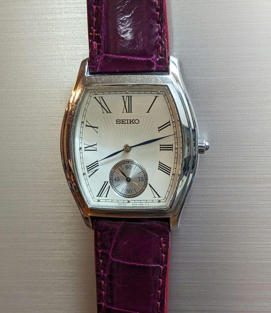 SEIKO インターナショナル スモセコ 6G28-00A0 青針　稼働美品