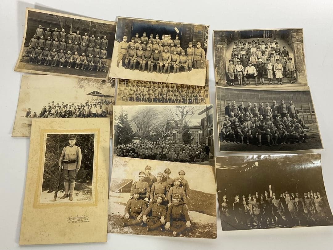 軍隊　軍人　戦争　旧日本軍　家族写真　まとめて軍隊アルバム　古写真　写真帖
