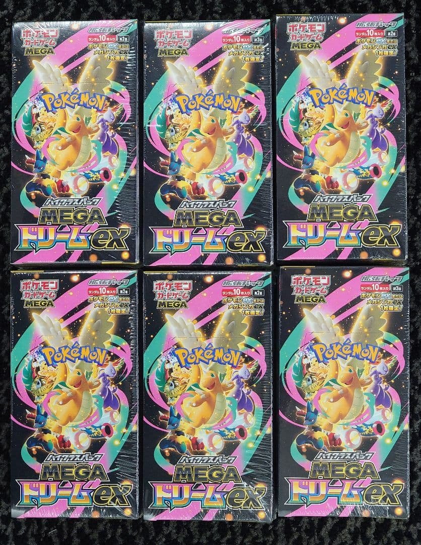 ポケカ MEGA ドリームex 6BOX 新品未開封 シュリンク付き