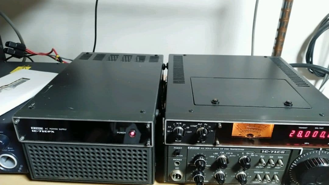 IC-710S 無線機 + IC710PX 電源