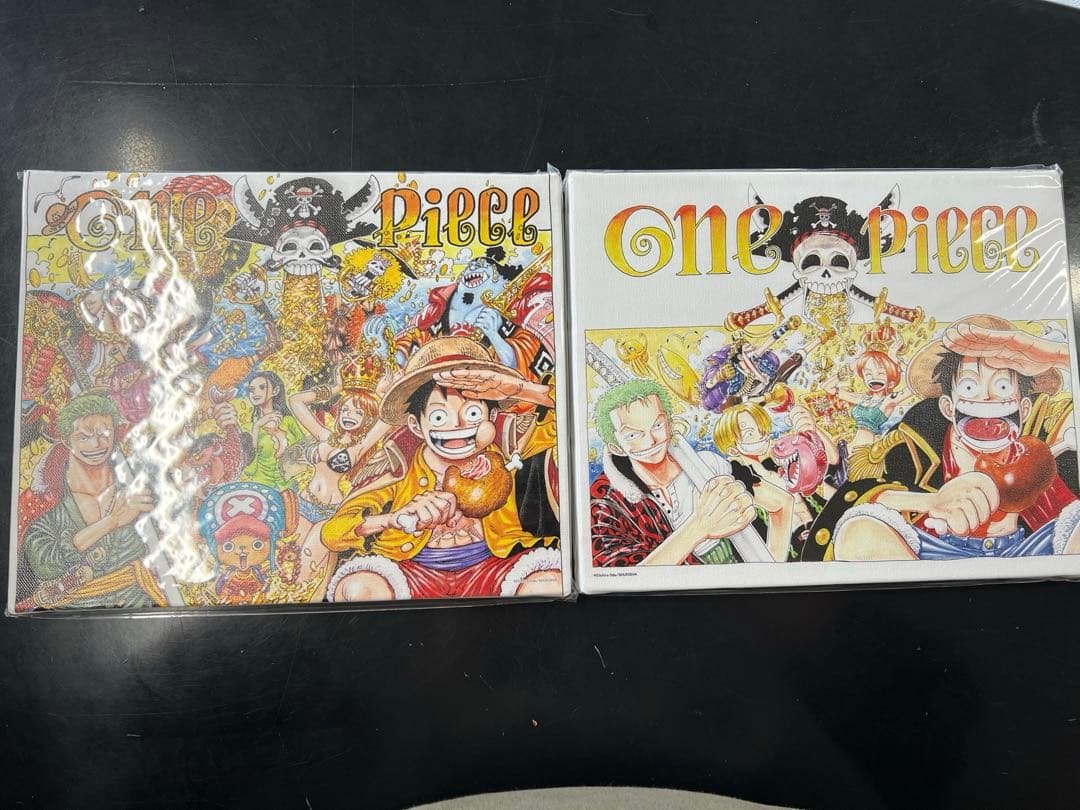 希少ワンピースキャンバスアート　100・1000話巻頭カラー　新品未開封